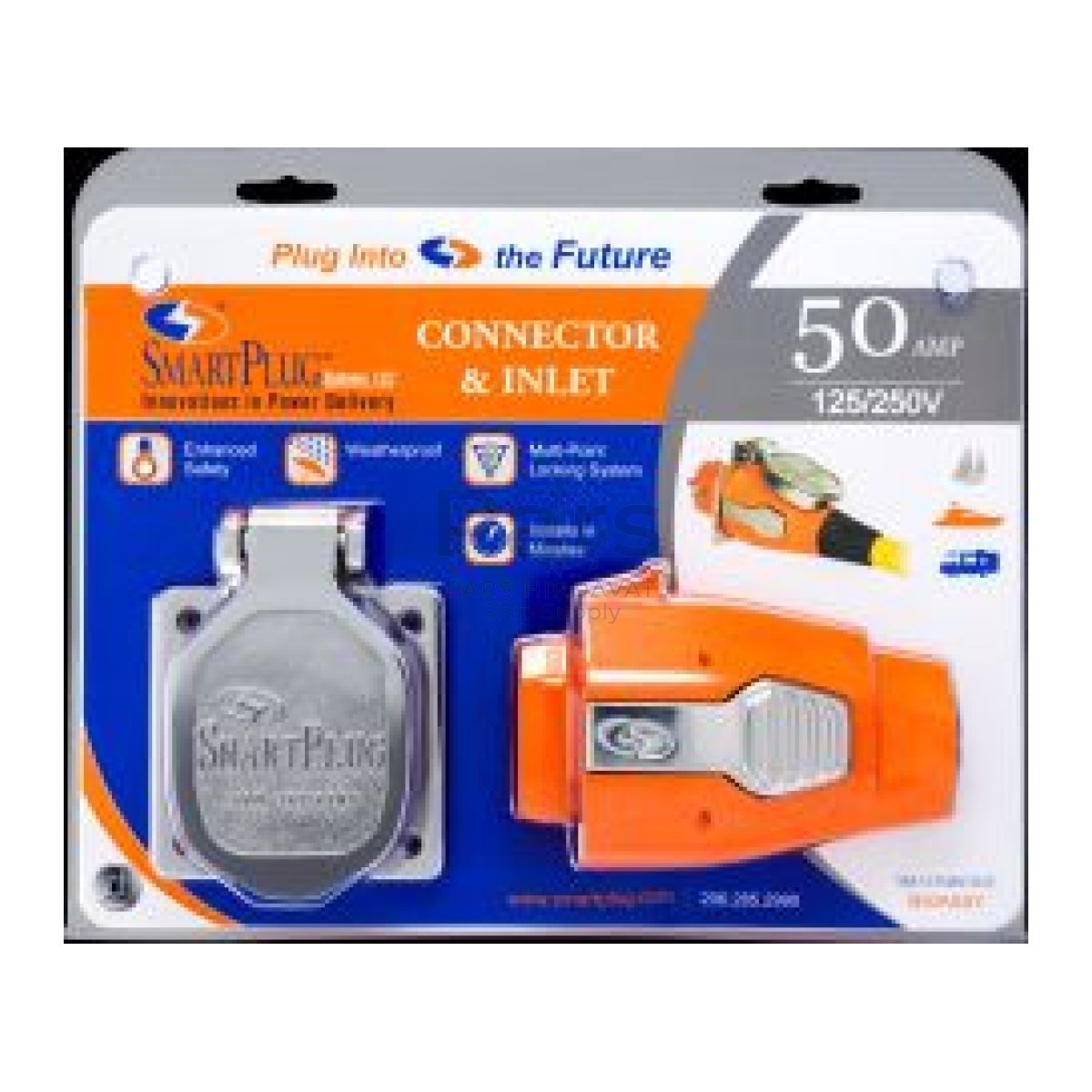 SAHİL BESLEME FİŞ VE PASLANMAZ PRİZ 50A /125V