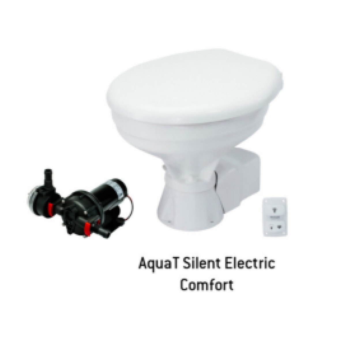 ELEKTRİKLİ BÜYÜK TAŞ TUVALET AQUAT TOILET SILENT ELECTRIC COMFORT 12V