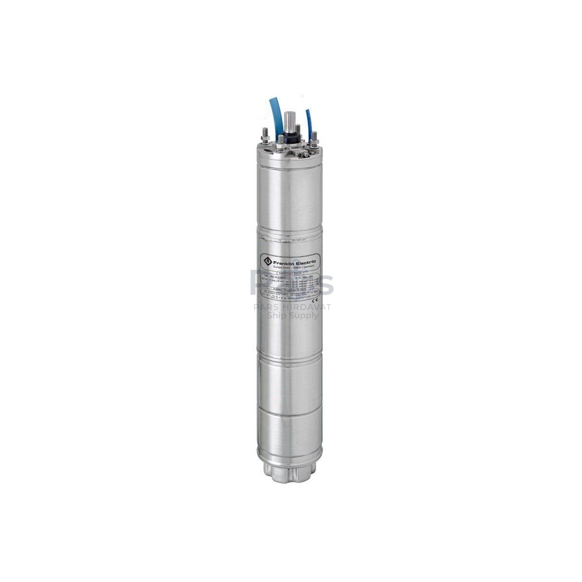 FRANKLIN 4'' 2 HP (1,5 Kw) Kapsüllü Su Soğutmalı Trifaze Tek Motor