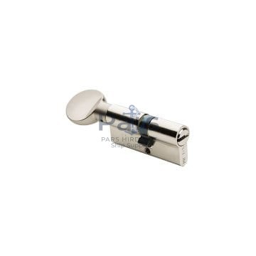 Kale Kilit Sistem Mandallı Silindir Çelik Pimli Nikel 83 Mm (33+10+40 Mm)