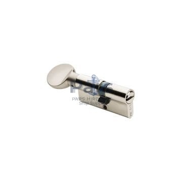 Kale Kilit Sistem Mandallı Silindir Çelik Pimli Nikel 83 Mm (33+10+40 Mm)