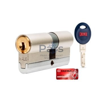Kale Kilit Hareketli Pimli Silindir Nikel 5 Anahtarlı 68 Mm (26+10+32 Mm)