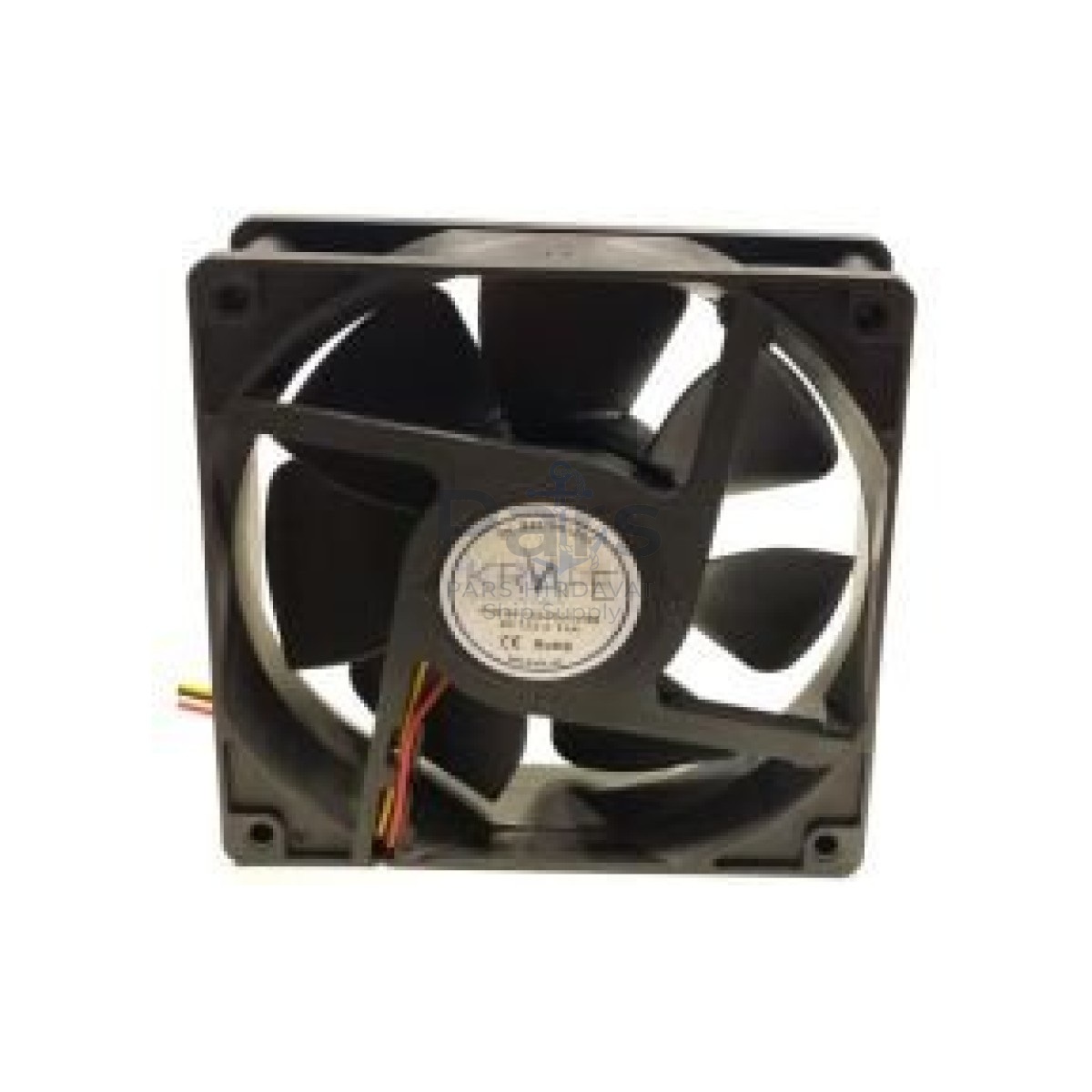 Krafe 120x120x25 12V DC 3 Kablolu Rulmanlı Fan