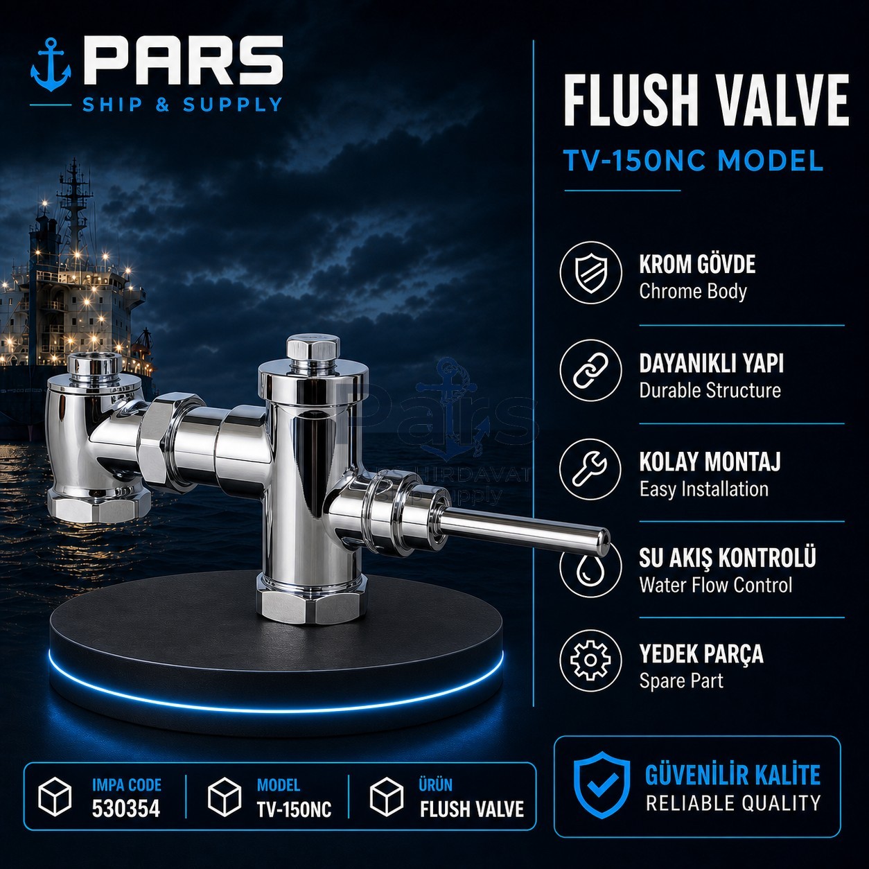 Bas Çek Valf Kombine Tv-150NC