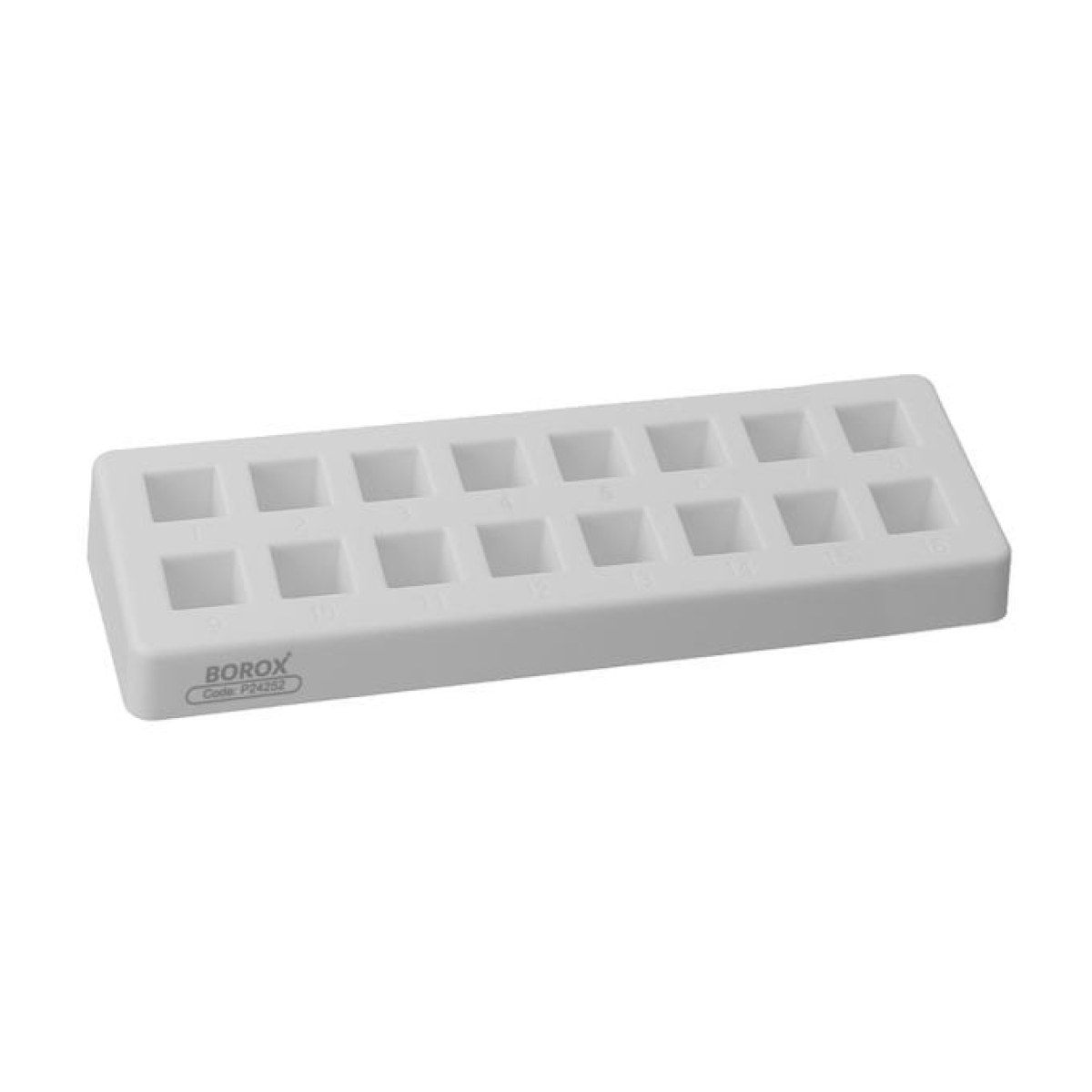 Borox Küvet Standı - Cuvette Rack - Spektrofotometre Küvet Standı - Küvet Stant