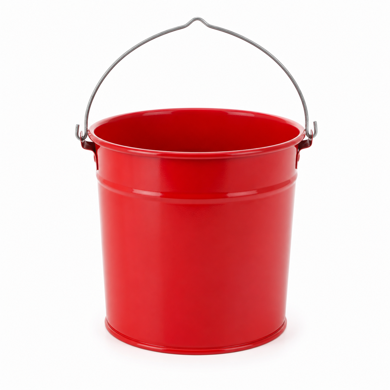 Galvaniz Kova Kırımızı Yangın kovası 18ltr