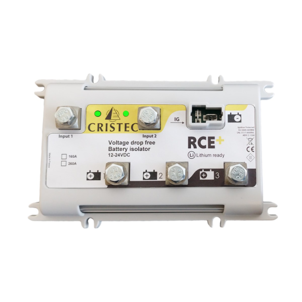 RCE+ / AKÜ İZOLATÖRÜ 260A 2 GİRİŞ 3 ÇIKIŞ