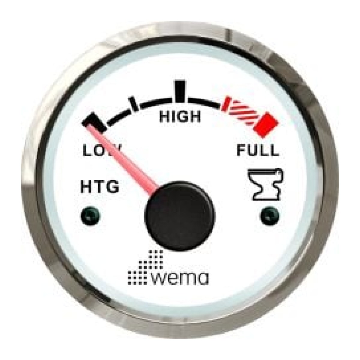 PİS SU TANKI SEVİYE GÖSTERGESİ 52 mm KROM/White