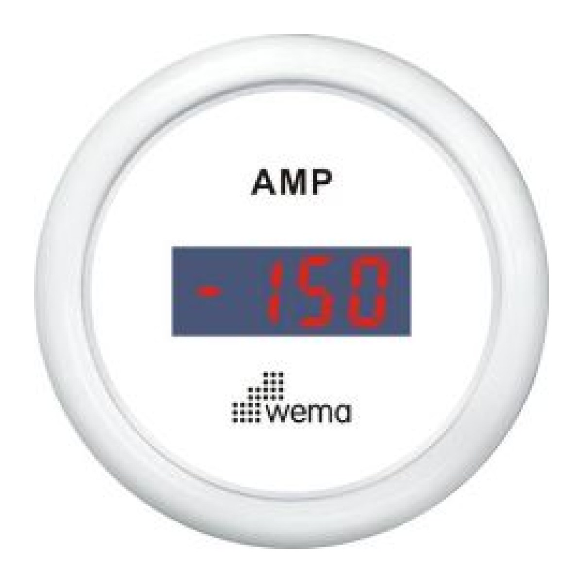 AMPERmetre ŞÖNTLÜ 52 mm White/White