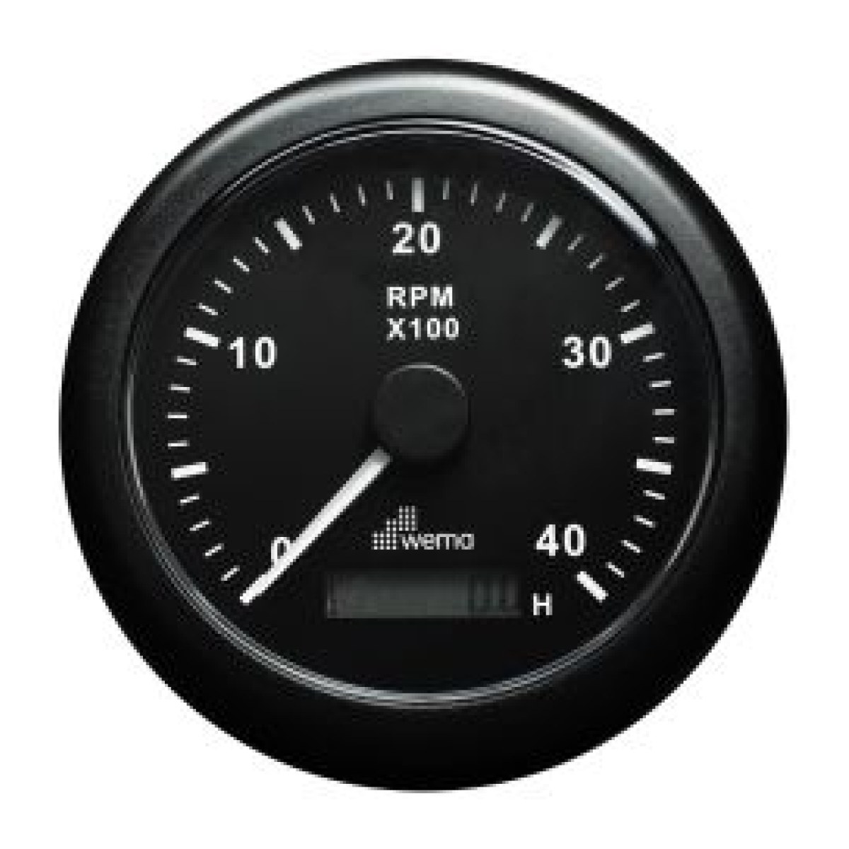TAKOmetre 4000 RPM 85 mm SİYAH/SİYAH