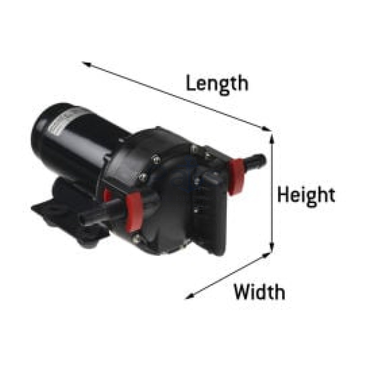 HİDROFOR AQUA JET WPS 4.0 GPM 12V BSP 2.8 BAR 15 LT/DK