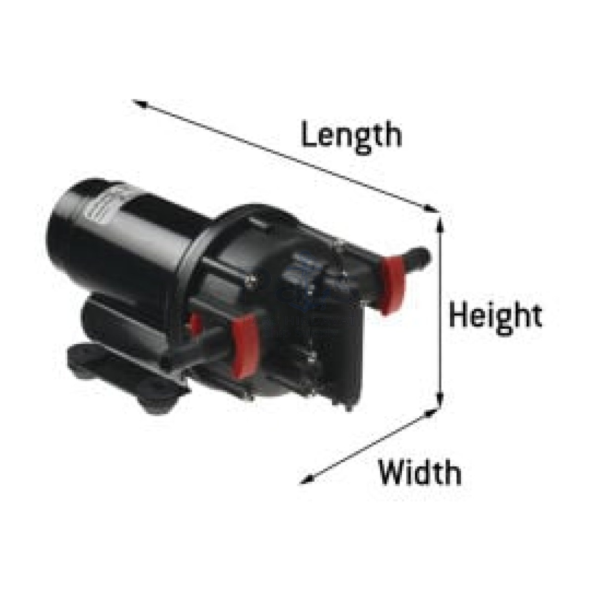 HİDROFOR AQUA JET WPS 3.5 GPM 12V BSP 2.8 BAR 13 LT/DK