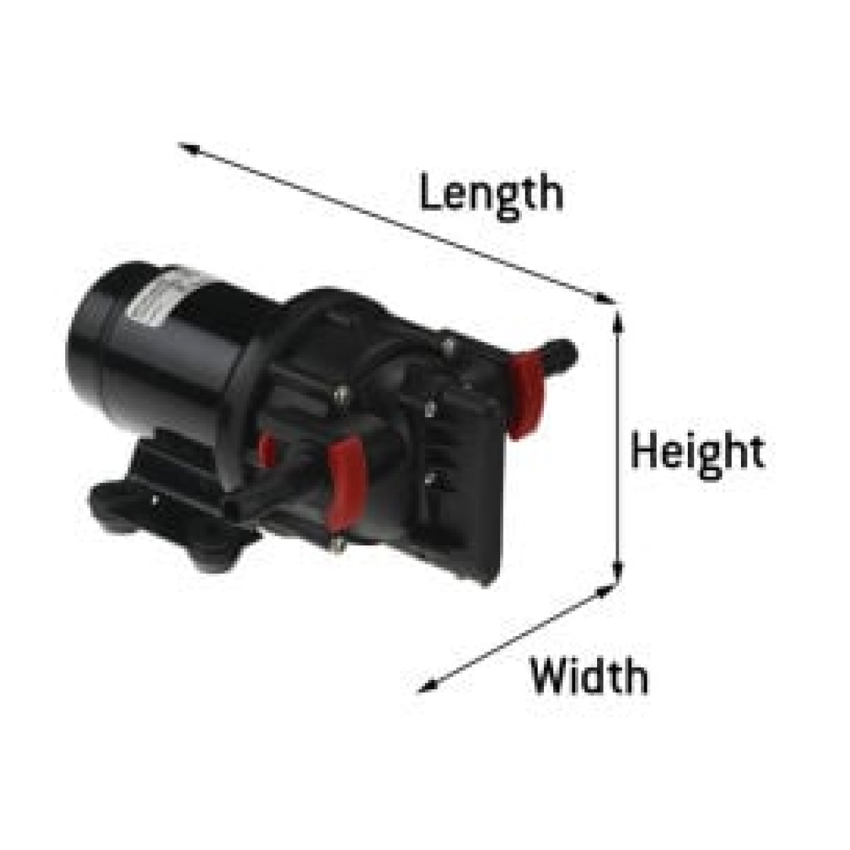 HİDROFOR AQUA JET WPS 2.9 GPM 12V BSP 2.8 BAR 11 LT/DK