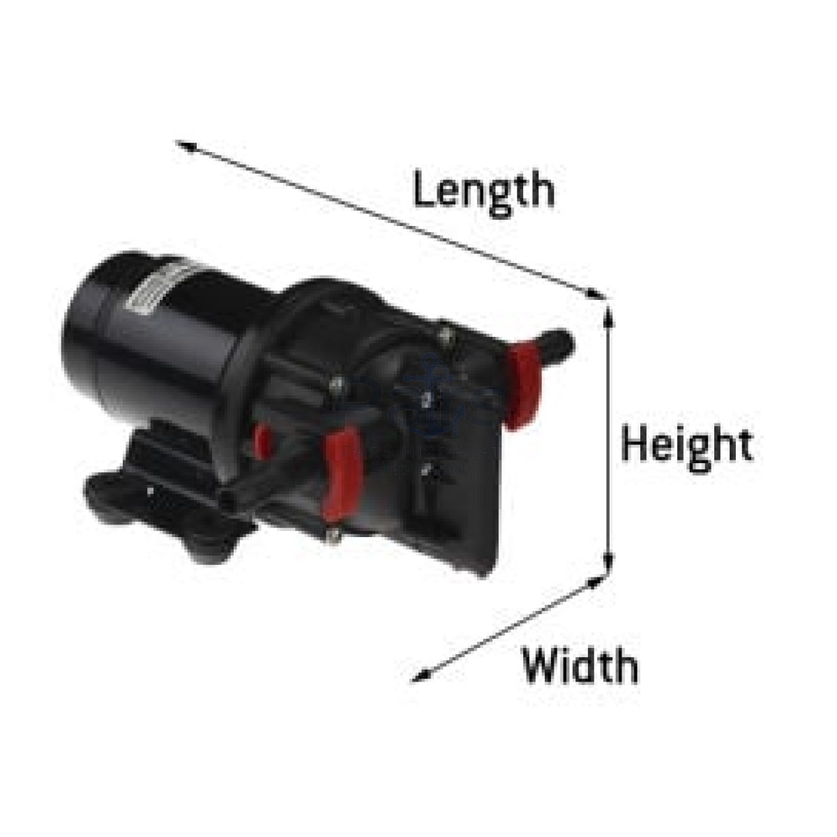 HİDROFOR AQUA JET WPS 2.4 GPM 12V BSP 2.8 BAR 9 LT/DK