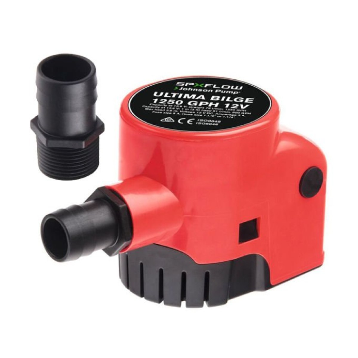 SİNTİNE POMPASI ULTIMA BILGE 1250 GPH 12V INT. SWITCH 79 LT/DK DİJİTAL FLATÖRLÜ