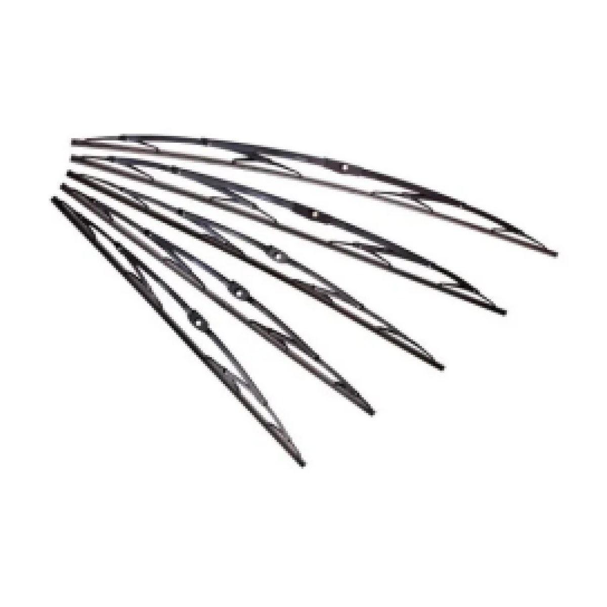 LP SERİSİ SİLECEK LASTİĞİ KROM ÜZERİ SİYAH ÖZEL BOYALI 50 cm