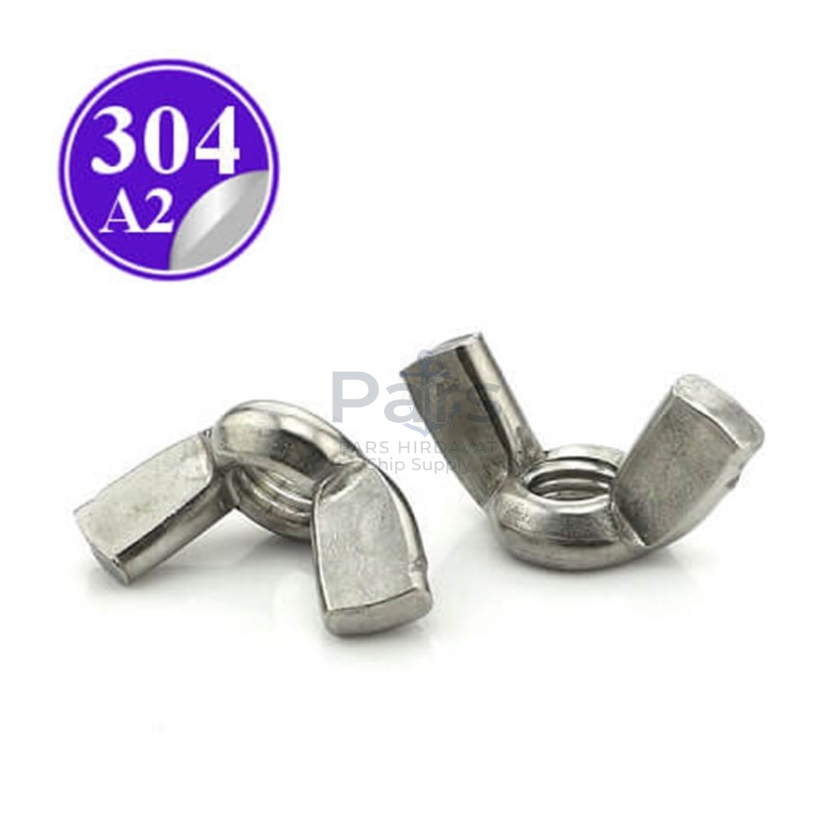 Stainless Steel Kelebek Somun - Metrik 8