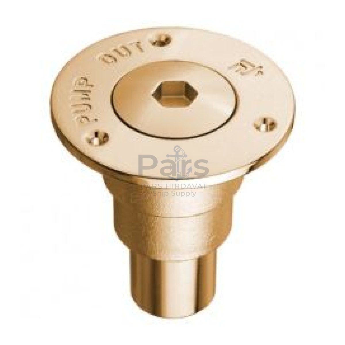 1182L / PİS SU POMPA ÇIKIŞI (PARLAK) 1''1/2 / PİRİNÇ POLİSAJLI