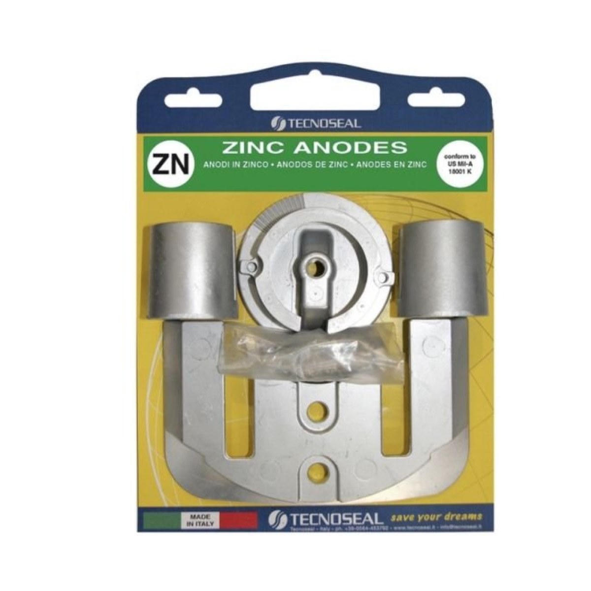 KITBRAVOI / MERCURY ANODE KIT FOR BRAVO ONE / ÇİNKO