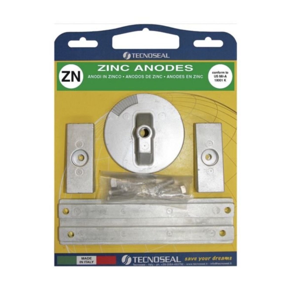 KITVERADO4 / MERCURY ANODE KIT VERADO 4 / ÇİNKO