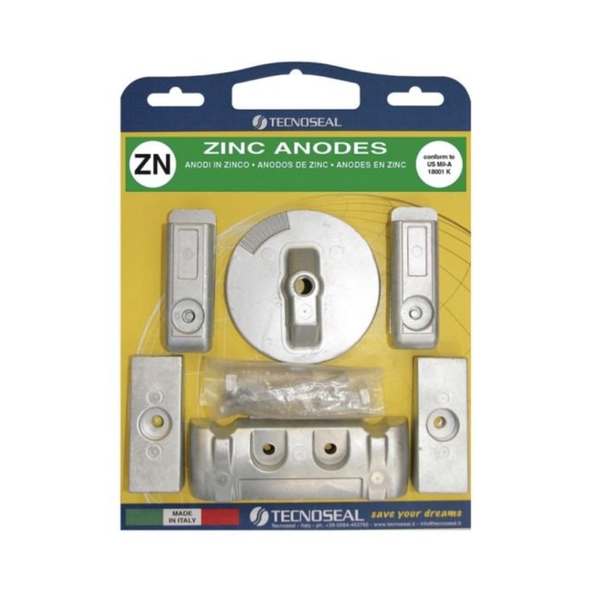 KITVERADO6 / MERCURY ANODE KIT VERADO 6 / ÇİNKO