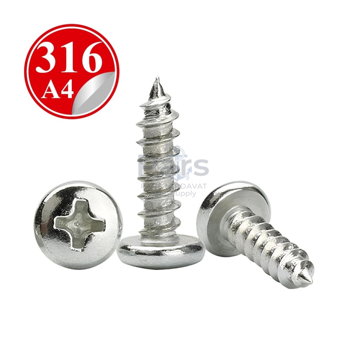 Paslanmaz Çelik 316 Kalite Ysb Sac Vidası - 2.9mm