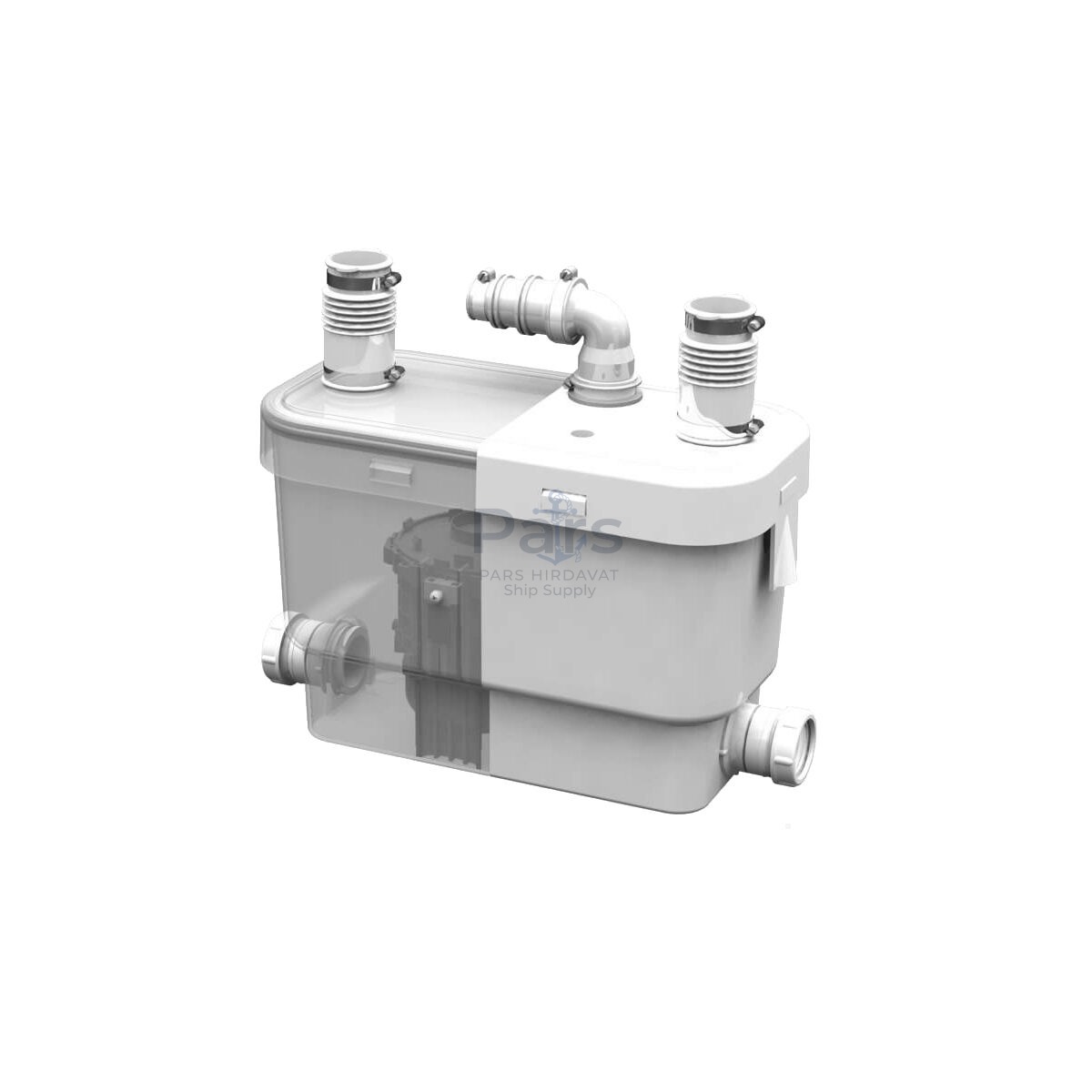 SANIHYDRO Sanivite 4 ünite Atık Su Tahliye Cihazı 5 mt. Dik