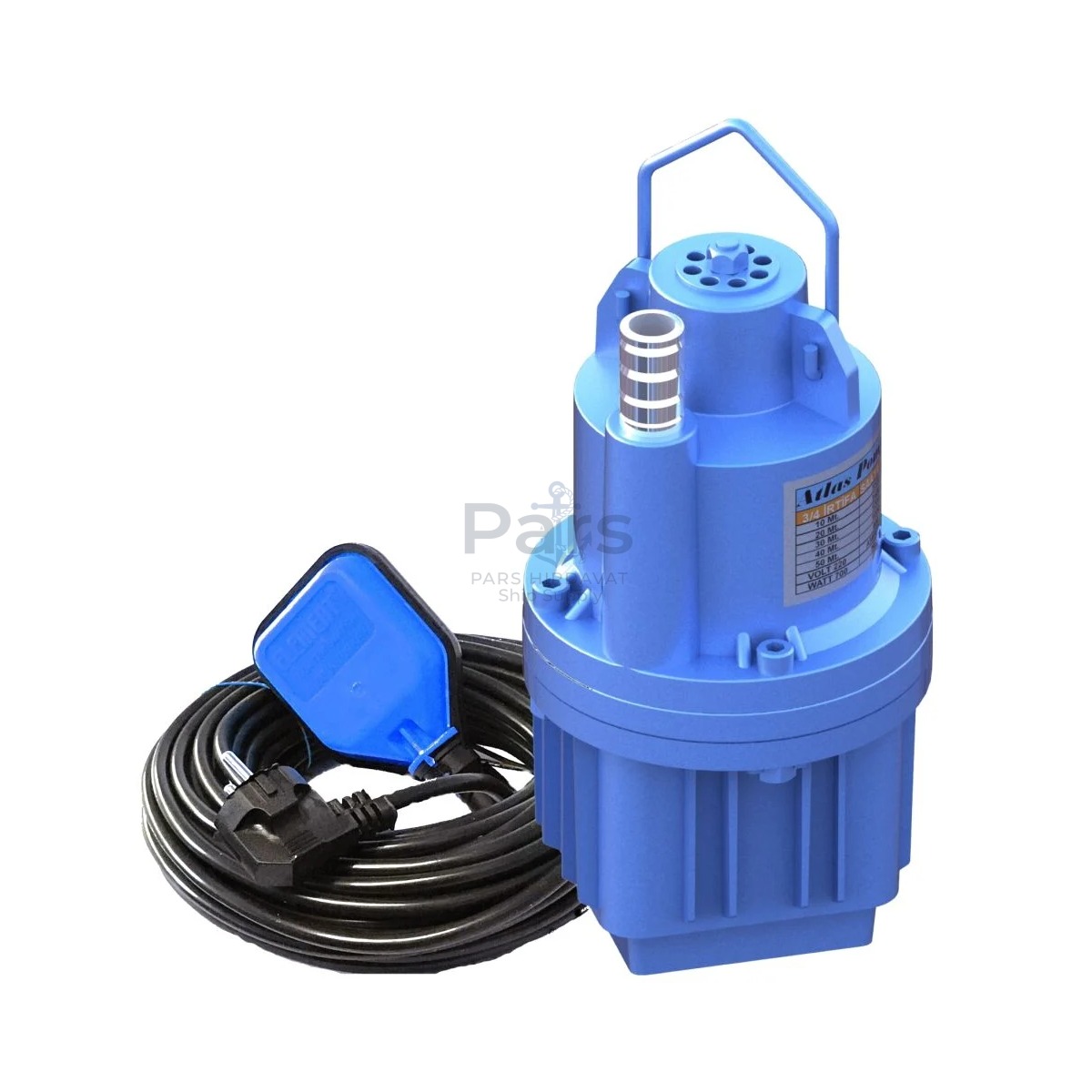 ATLAS Elektromanyetik Dalgıç Pompa 3/4'' Flatörlü 20Mt Kablo