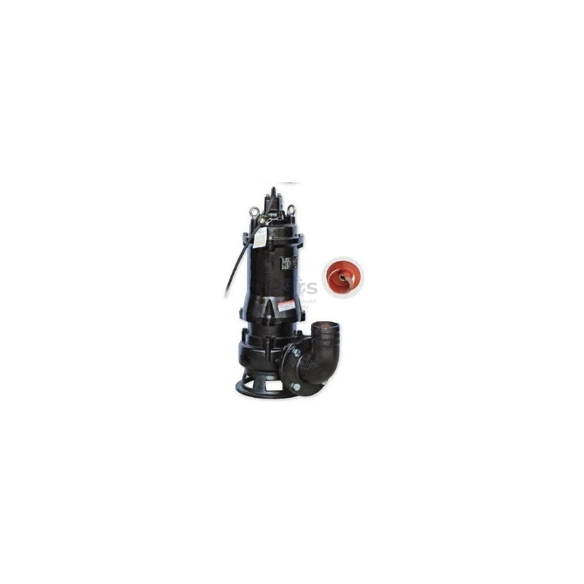 İMPO 80 WQX 40-15-4 Parçalıyıcılı Atık Su Pompası 5,5 HP Trifaze