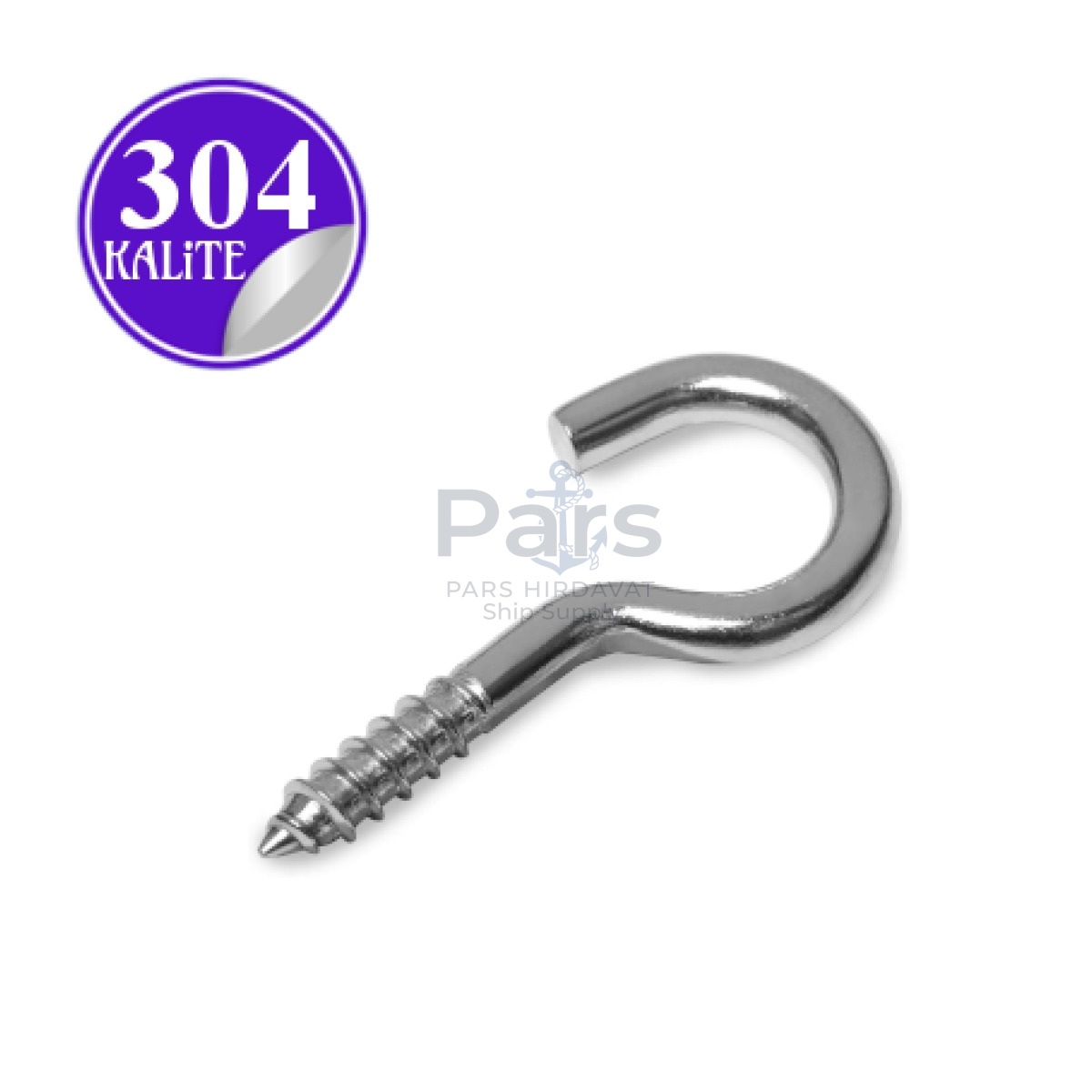 Stainless Steel 304 Kalite Piton - 3mm