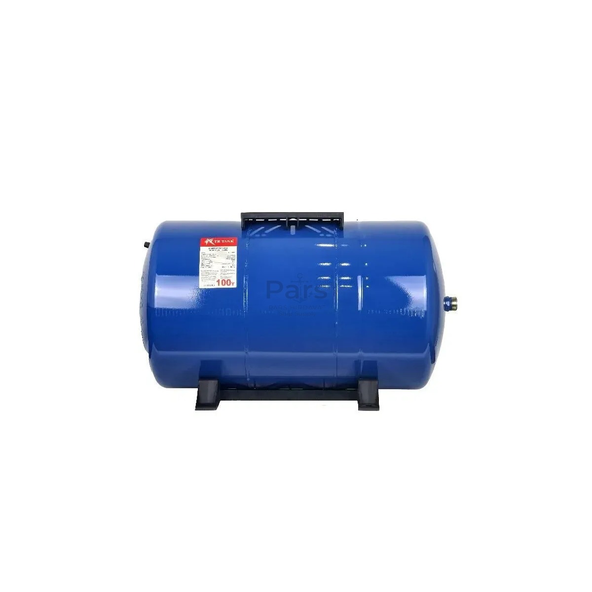 TR TANK 100 L 10 Bar Sabit Mebranlı Yatık Genleşme Tankı
