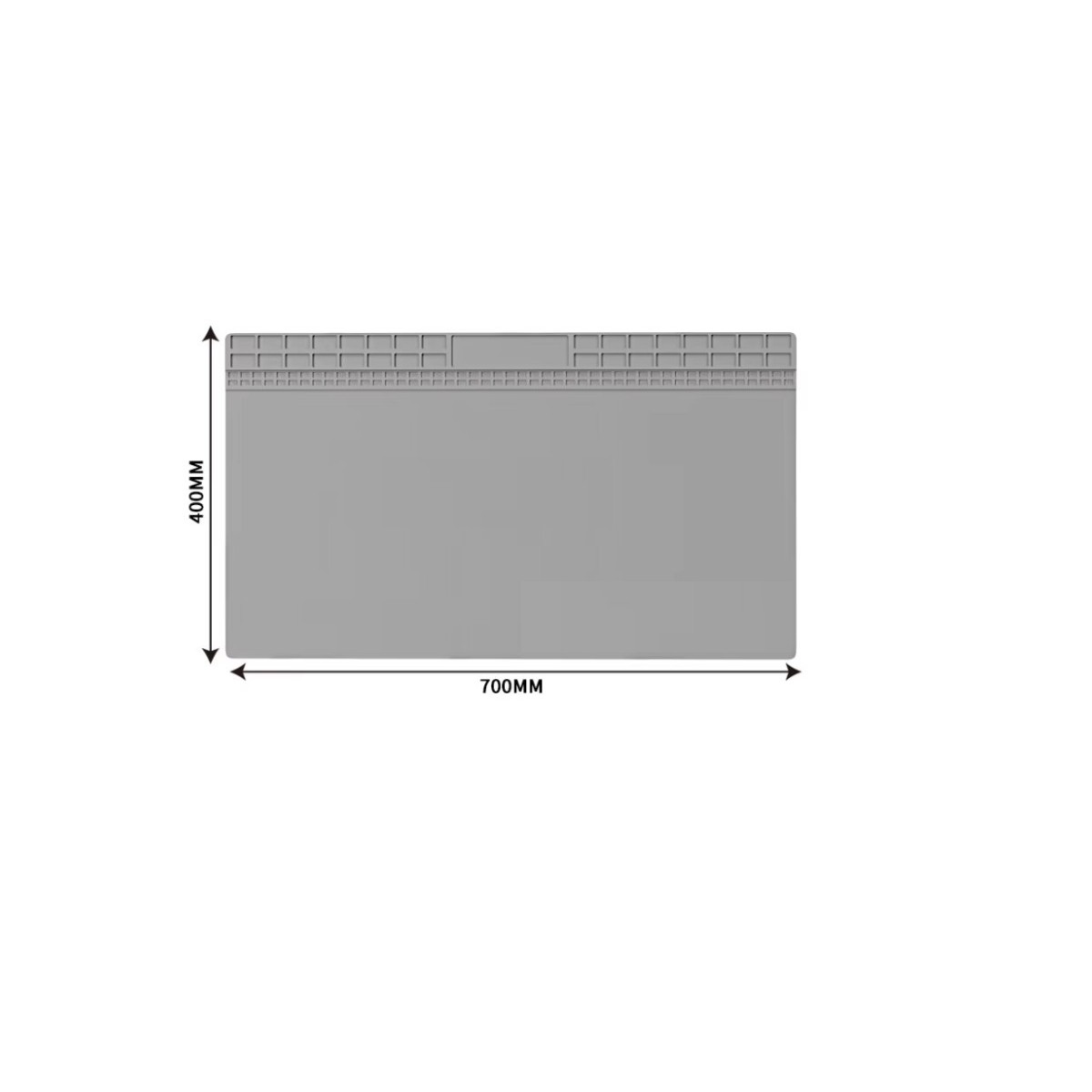 Isıya Dayanıklı Elektronik Tamir Matı 700 × 400 mm Gri