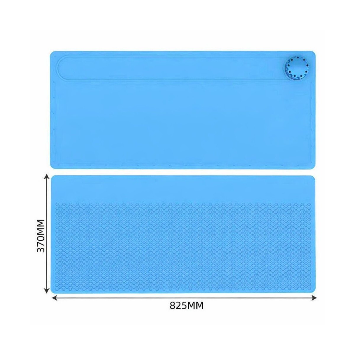 TE-729 Antistatik Isıya Dayanıklı Silikon Tamir Matı 825 × 370 mm Mavi