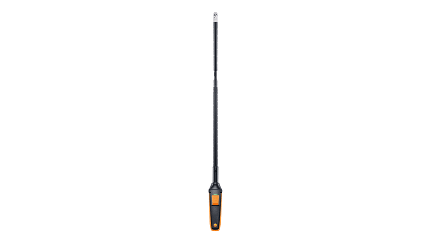 9571 Pervane probu (Ø 16 mm, dijital) - Sıcaklık sensörü dahil Bluetooth® ile Hacimsel debi, hava hızı ve hava