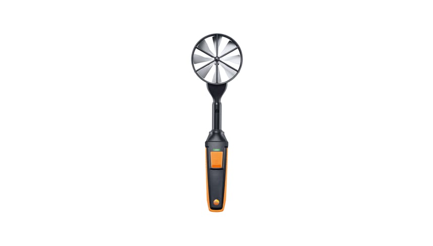 9371 Yüksek hassasiyetli pervane prob (Ø 100 mm, dijital) - sıcaklık sensörü dahil Bluetooth® ile Hacimsel debi, hava