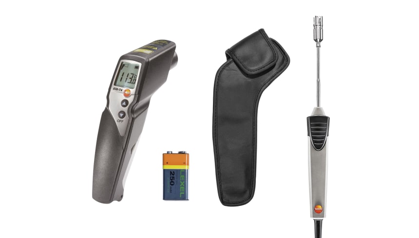8314 testo 830-T4 Set - İnfrared termometre Lazer işaretleme