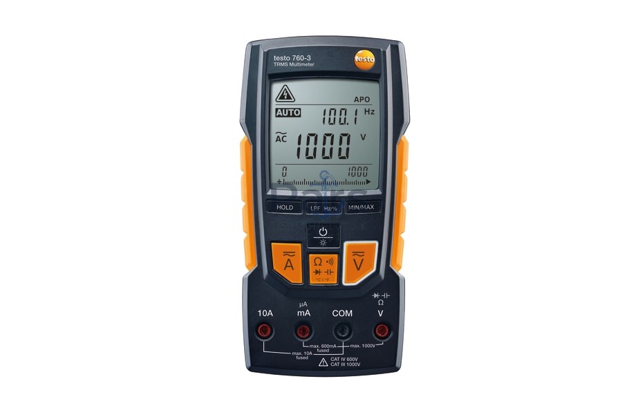 7603 testo 760-3 - Dijital multimetre Otomatik ölçüm parametresi tanıma sayesinde kolay ve güvenilir çalışma image 2