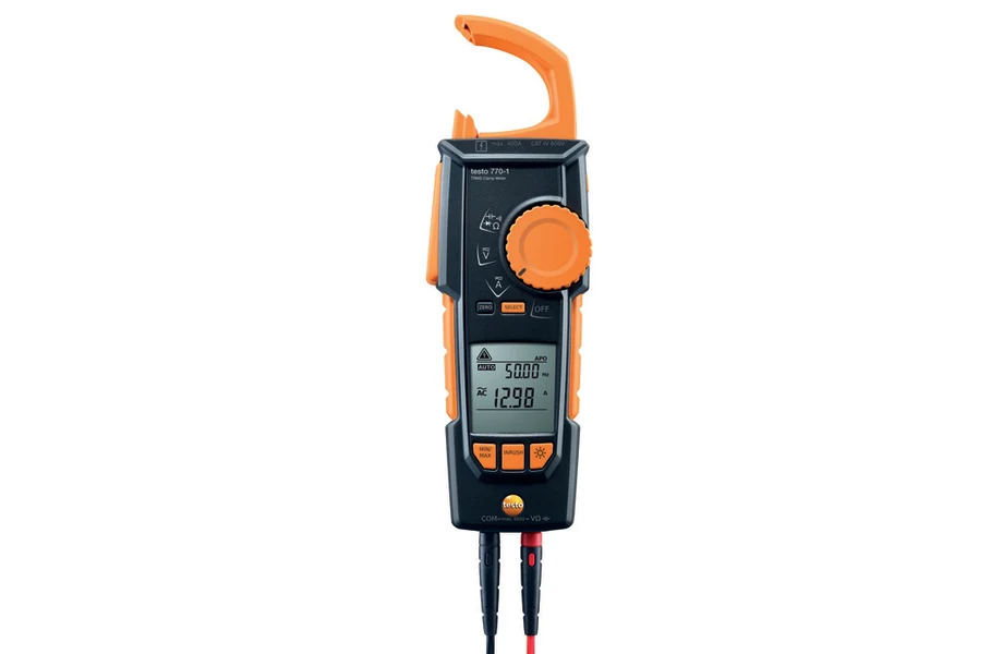 7701 testo 770-1 - Pens ampermetre Maksimum esneklik için tamamen geri çekilebilir kıskaç kolu