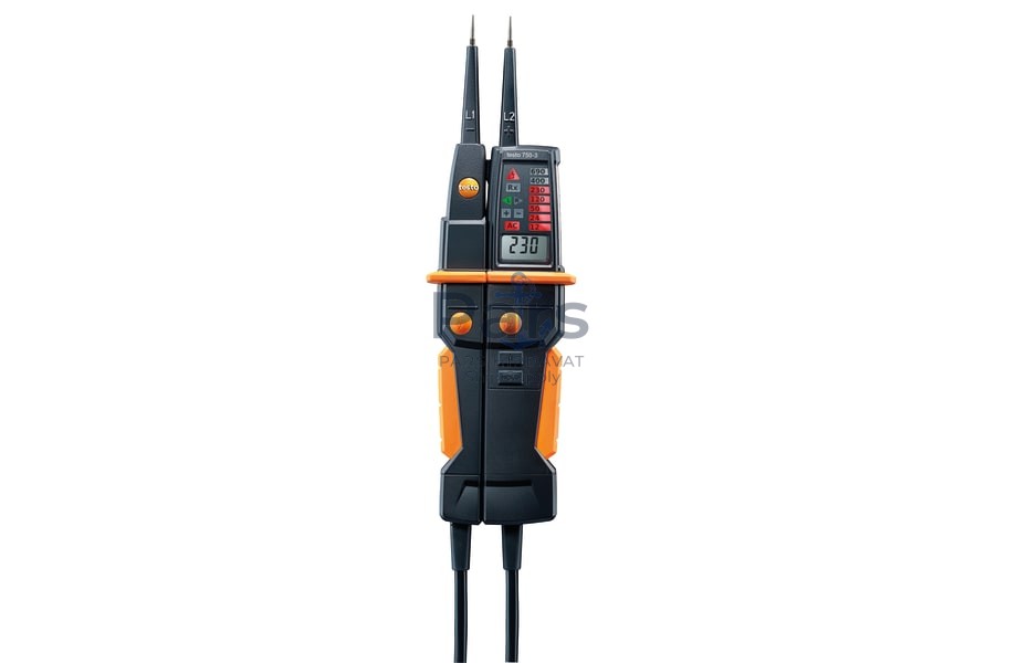 7503 testo 750-3 - Voltaj test cihazı Net, patentli çok yönlü LED ekran