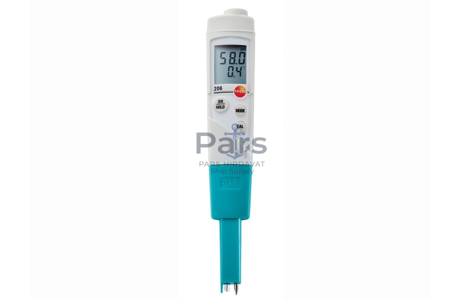 2061 testo 206 pH1 - Tek elle kullanılabilen pH/sıcaklık ölçüm cihazı (pH metre) Sıvılarda pH ölçümü için idealdir.