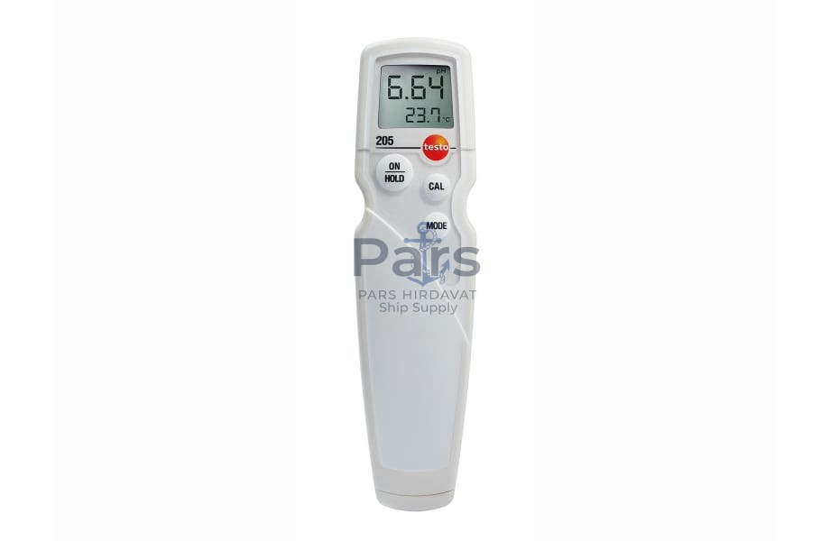 2051 testo 205 - Tek elle kullanılabilen pH/sıcaklık ölçüm cihazı (pH metre) Yarı katı gıdalarda pH ve sıcaklık