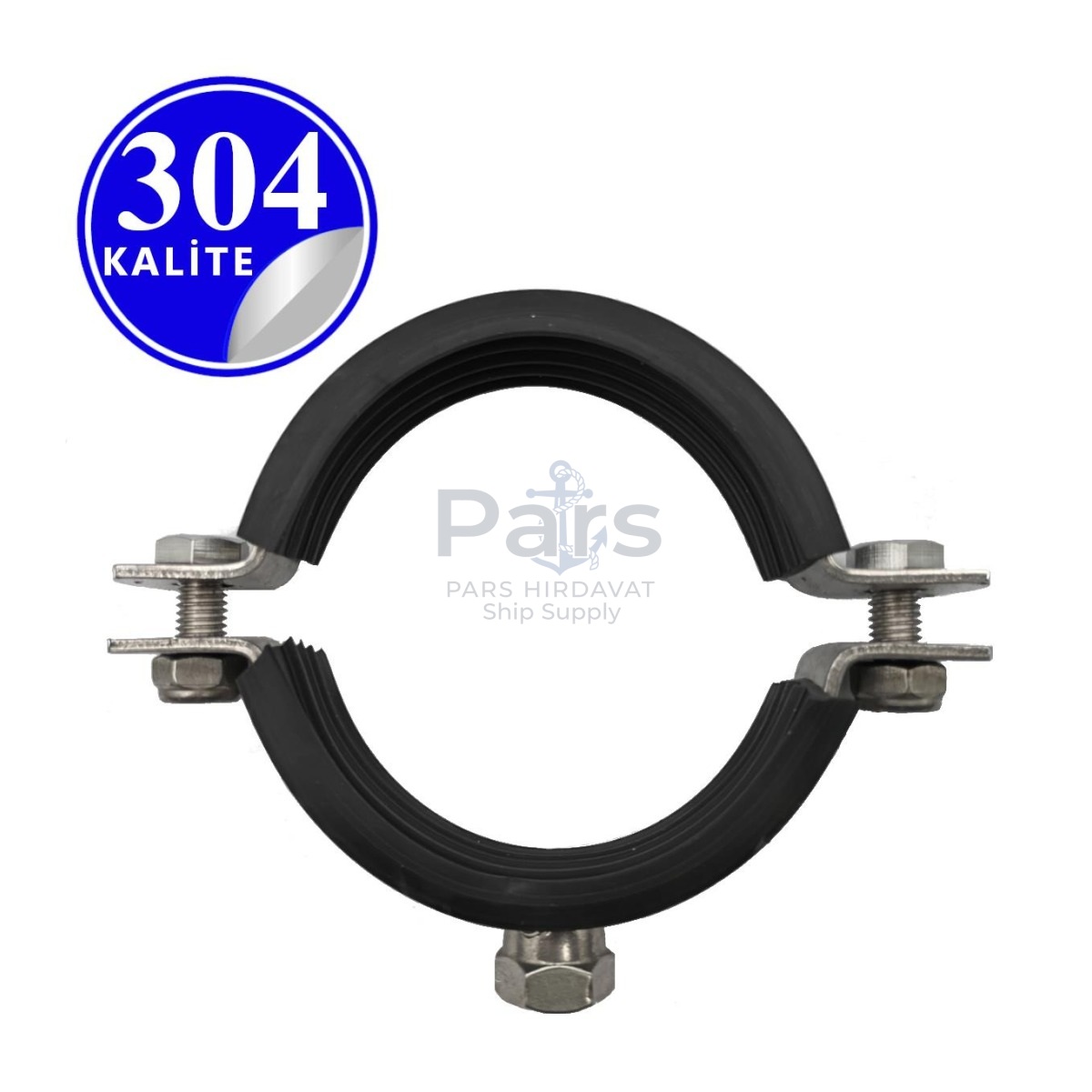 Paslanmaz Çelik 304 Kalite Somunlu Boru Kelepçesi - 42.4mm (1¼")
