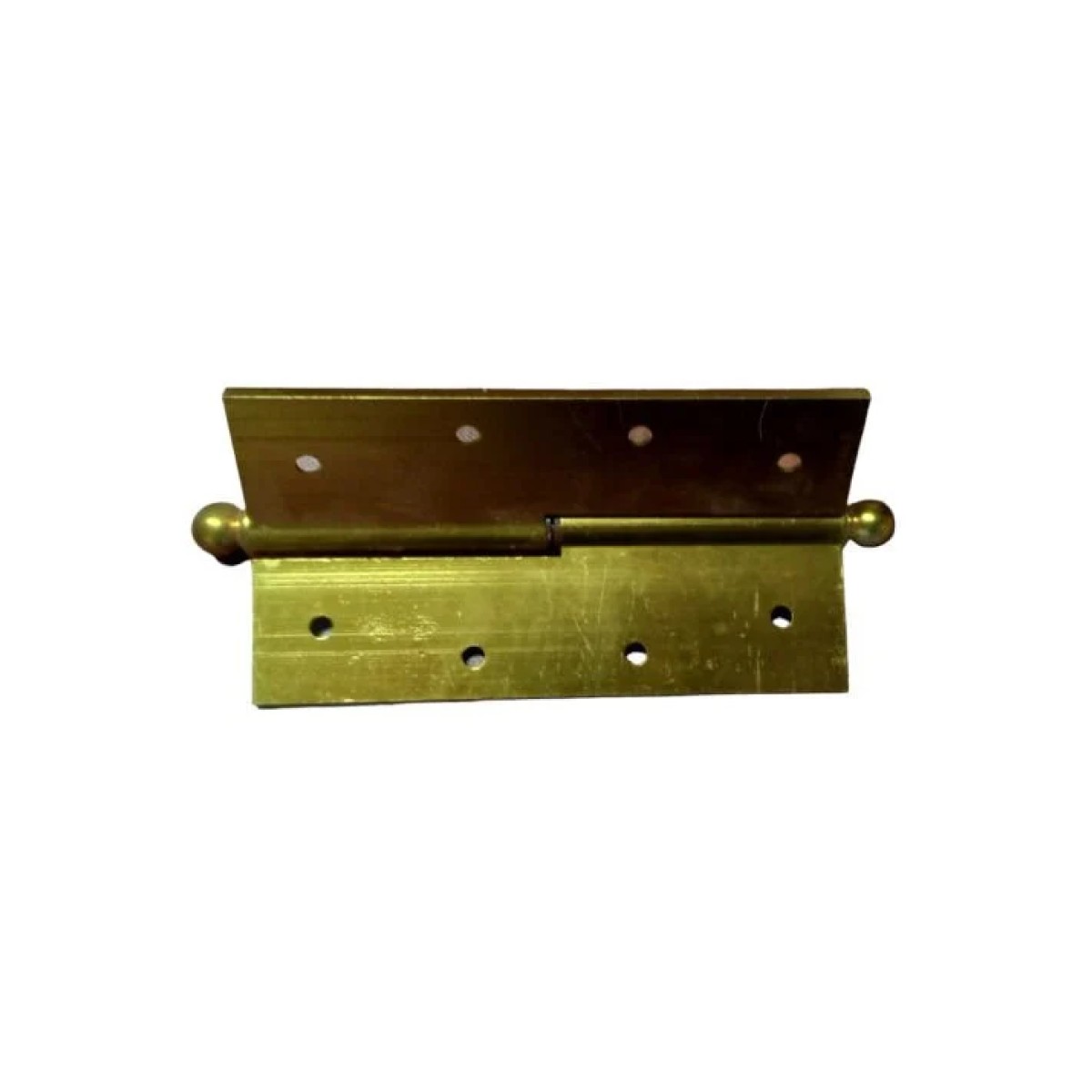 ALÜMİNYUM GENİŞ OKKA KAPI MENTEŞESİ 4 MM 12 CM SARI SAĞ