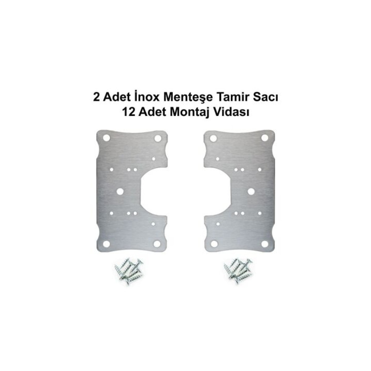 MENTEŞE TAMİR SACI İNOX ( 2 ADET )