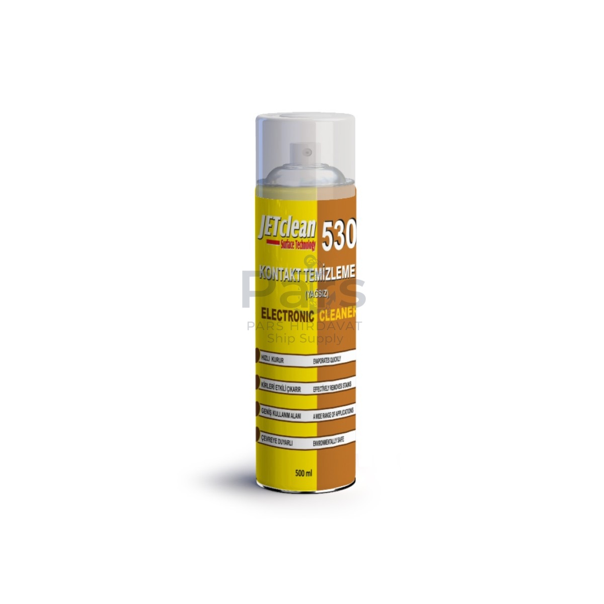 JETCLEAN 530 YAĞSIZ KONTAK OKSİT TEMİZLEME SPREYİ 500ML
