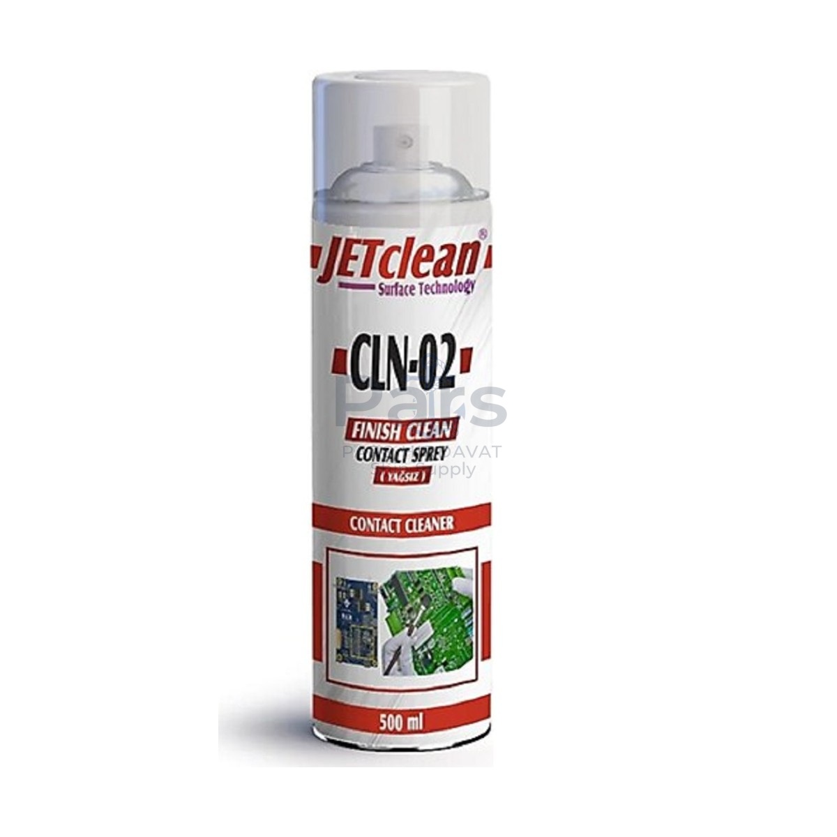 CLN-02 YAĞSIZ TEMİZLEYİCİ KONTAKT SPREY 500 ML