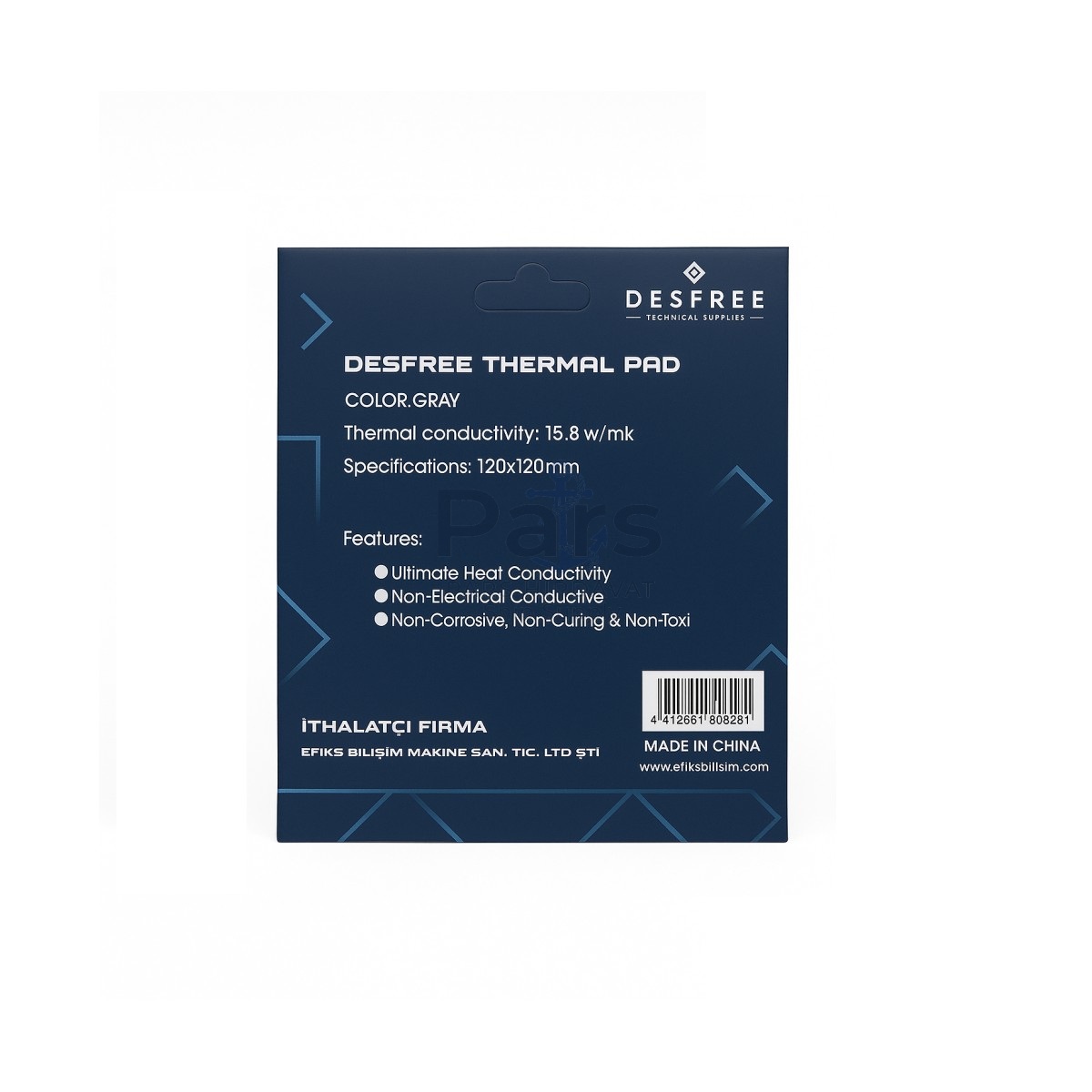 DESFREE TERMAL PAD 15.8 W/M-K 3 MM 120 MM X 120 MM