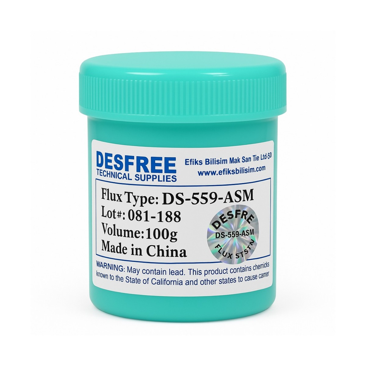DESFREE DS-559-ASM BEYAZ RENK KREM FLUX 100G