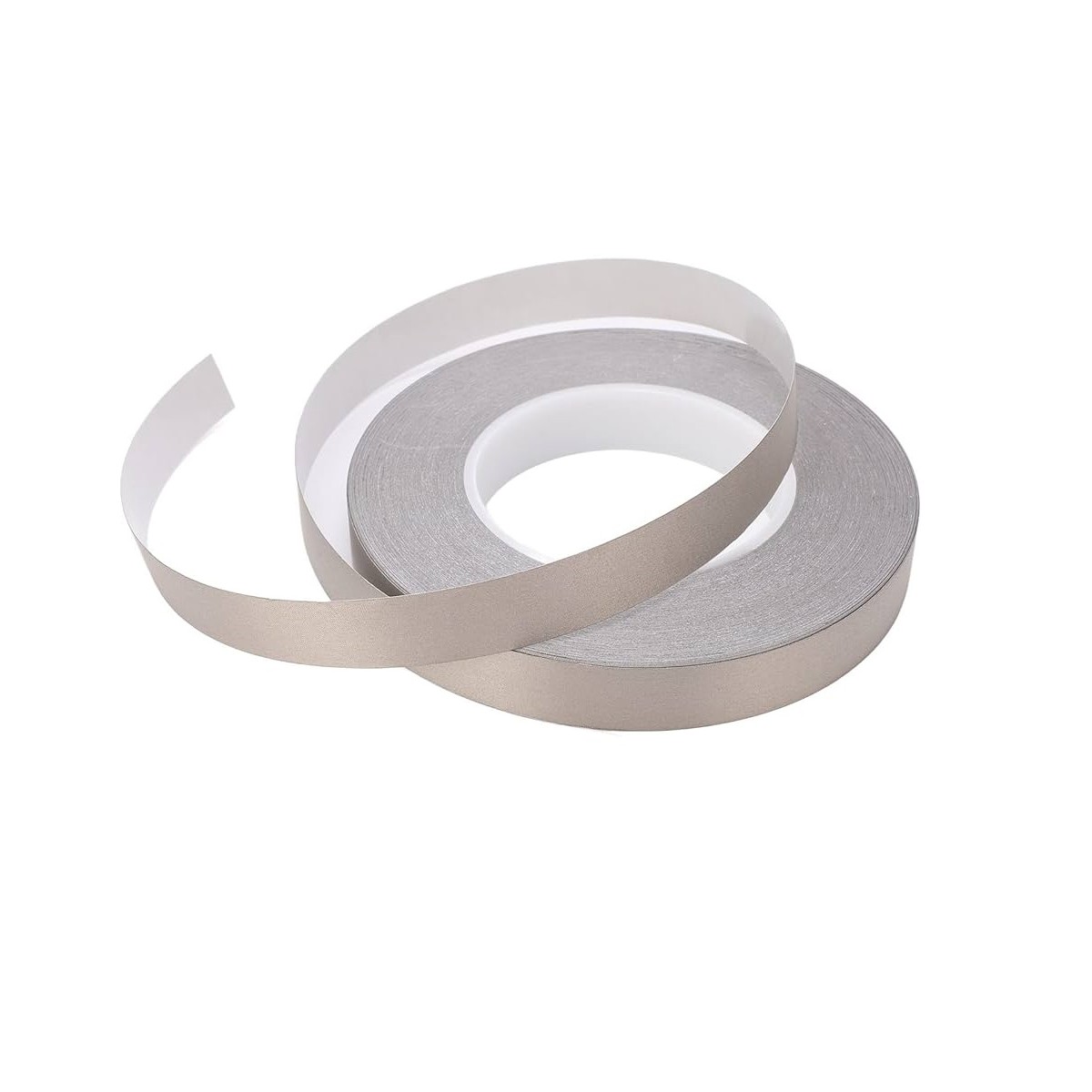 GÜMÜŞ İLETKEN GRİ KUMAŞ BEZ BANT 15 MM 20 METRE