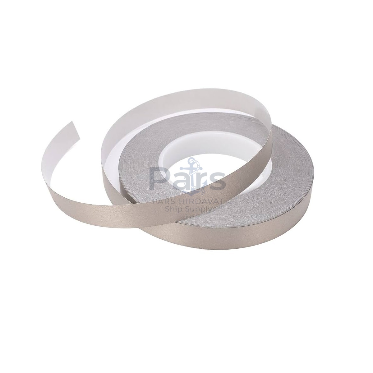 GÜMÜŞ İLETKEN GRİ KUMAŞ BEZ BANT 15 MM 20 metre